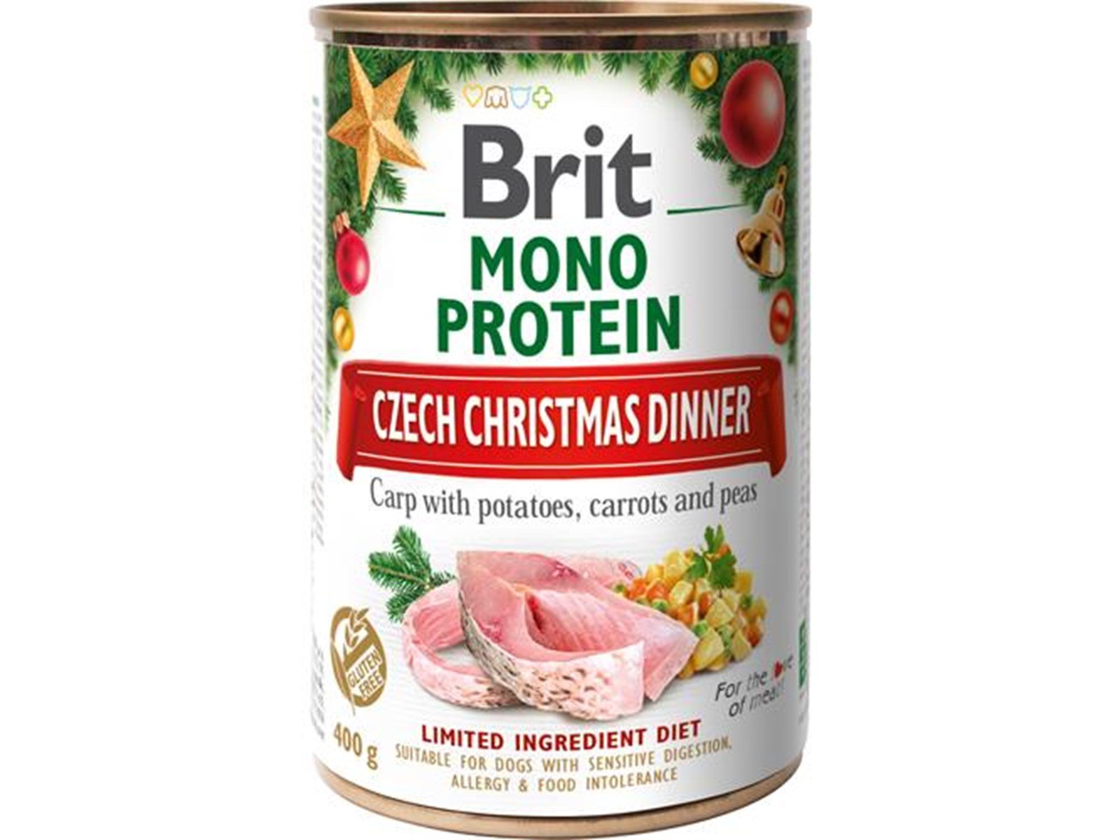 Brit Care Dog Monoprotein Christmas can 400g Brit Care Dog Monoprotein Christmas can 400g